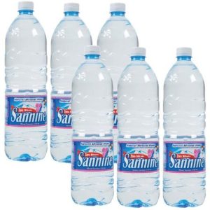 Sannine Natural Mineral water packaging